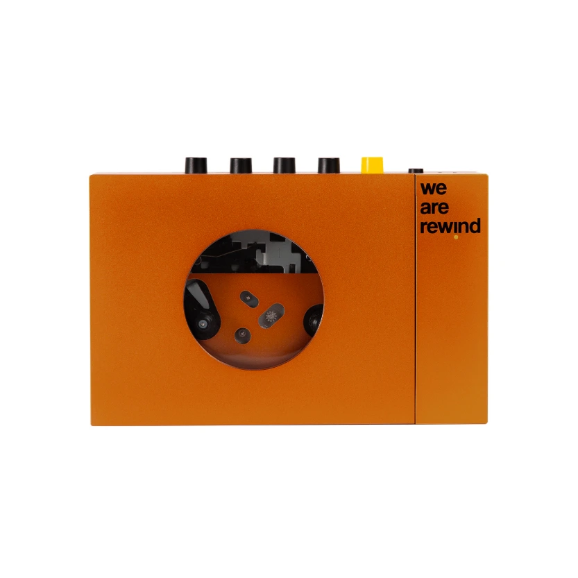 Cassette player We Are Rewind - orange