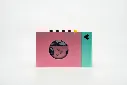 Cassette player We Are Rewind - pink and blue